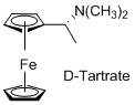 (R)-(+)-N,N-二甲基-1-二茂鐵基乙胺 D-酒石酸鹽